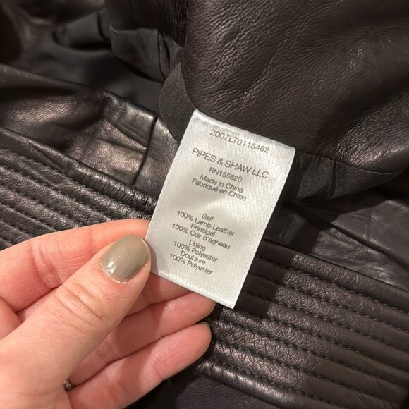 Veronica Beard Kaylee 100% leather brown high rise pants 6 - Picture 8 of 13